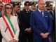 Il sindaco (qui con la fascia da presidente della Provincia) Maurizio Rasero e l'assessore ai lavori pubblici Stefania Morra