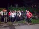 Un gruppo durante camminata serale