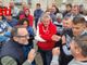Alcuni momenti dell'incontro di stamattina