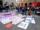 Una manifestazione no green pass ad Asti