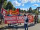 Manifestazione sindacale congiunta dei dipendenti Gkn e Embraco