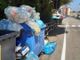L'abbandono dei rifiuti non va in vacanza. Catasta di plastiche all'ingresso di Costigliole