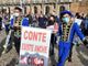 La manifestazione a Torino del mondo degli artisti
