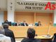 Presente in aula per il processo Barbarossa, questa mattina, il giudice Amerio che andrà a Torino