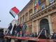 Alcune immagini della protesta ad Alessandria che vede coinvolti anche molti agricoltori astigiani