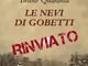 Rinviato al castello di Cisterna, l'incontro con il giornalista Bruno Quaranta