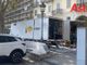 Uno dei camion con le attrezzature sceniche della troupe di &quot;Lidia&quot;