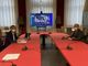 Una fase del webinar con il presidente del polo Astiss, Mario Sacco e il sindaco di Asti, Maurizio Rasero