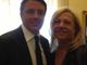 Angela Motta con Matteo Renzi