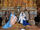 Presepe vivente con due Sacre famiglie