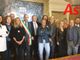 Soci e presidente del club, Soverino, i Mammuth, Mobrici con il sindaco di Asti