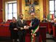 Alcune immagini della cerimonia che si è svolta ieri in municipio a Torino