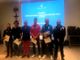 Il Delegato Walter Vercelli con le Società premiate per la Coppa Disciplina.