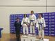 Il podio della coppa cadetti di Judo