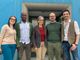 Nella foto, da sinistra Marianna Capelletto (CrescereInsieme), Omar Lenglengue (presidente Sotto il Baobab), Monica Gallone (responsabile del progetto Cambio Rotta per la cooperativa CrescereInsieme), Davide Donatiello (sociologo dell'Università di Torino) e Samuele Roccatello (Green Team di Cambio Rotta)