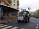 La protesta dei trattori ad Imperia in occasione del Festival di Sanremo