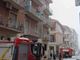 Incendio oggi pomeriggio in via Omedè, negli scantinati di un condominio