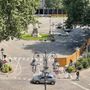 Piazza Alfieri si allestisce per Asti Musica (archivio)