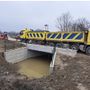Immagine d'archivio relativa i lavori eseguiti sul ponte nelle scorse settimane
