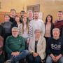 Il presidente Rosso con i soci di  &quot;Quattro passi nel Monferrato&quot; (Merfephoto)