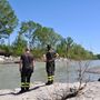 Il tratto del fiume dove il ragazzo è caduto, trascinato via dalla corrente