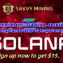 Usare SOL (Solana Token) per estrarre criptovalute nel cloud - guadagnare 58.800 dollari al giorno