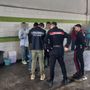 Due immagini dei controlli effettuati dall'Arma