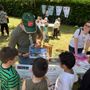 Immagini di alcuni momenti del pomeriggio di giochi e divertimento