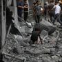 Un immagine che documenta la tragica situazione di Gaza