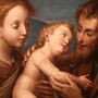 Particolare di una delle opere di Guglielmo Caccia esposte a Palazzo Mazzetti
