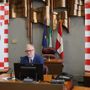 Bruno Scavino, presidente dell'Asti Calcio, ritratto in un'immagine d'archivio Bruno Scavino, presidente dell'Asti Calcio, ritratto in un'immagine d'archivio