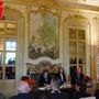 Immagini della presentazione dei lavori di restauro del Salone