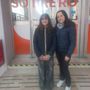 L’allieva Beatrice Cerrato e la prof.ssa Barbara Loria il giorno della Finale dei Giochi di Fibonacci