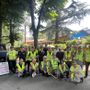 Il gruppo degli Alpini che hanno contribuito alla pulizia del