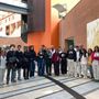 Gli studenti e le docenti dei licei classico e scientifico, i Coordinatori tecnici, i Tecnici di Laboratorio Biomedico e di Radiologia Medica e la responsabile dell’Area Diagnostica della Direzione delle Professioni Sanitarie