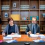 In foto il segretario generale Maria Cristina Alfieri e il questore Alessandro Giuliano