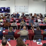 Un momento del Consiglio comunale di ieri sera