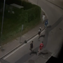 Il gruppo di vandali in fuga