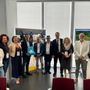 Foto di gruppo a margine della presentazione dell'evento