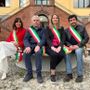 Isindaci dei quattro centri della competizione: Roberta Franco (Cantarana), Sergio Magnetti (Monale), Anna Macchia (Villafranca), Silvio Tealdi (Ferrere)