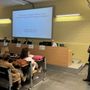 Il dottor Barbero ritratto durante il suo intervento