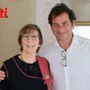 Luca Mogliotti con Ornella Gagliardi, dal 1983 storica governante della struttura (Merphefoto)