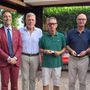 I vincitori del “Memorial Ferrante Marengo” con Costante Marengo, il presidente del