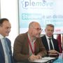 Il sindaco Rasero alla firma con il presidente Cirio