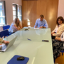 Le delegazioni al lavoro