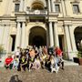 Foto di gruppo, al Santuario di Crea