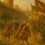 Il Palio del 10 agosto 1275 &quot;immaginato&quot; dall'intelligenza artificiale