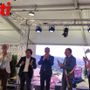 Il presidente Ente Turismo Mariano Rabino, il presidente Camera di Commercio Coscia, il presidente della Regione Alberto Cirio, il sindaco Rasero