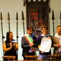 Il giovane neo laureato ricevuto in Municipio