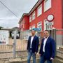 Gabusi e Vitello di fronte alla scuola Primaria